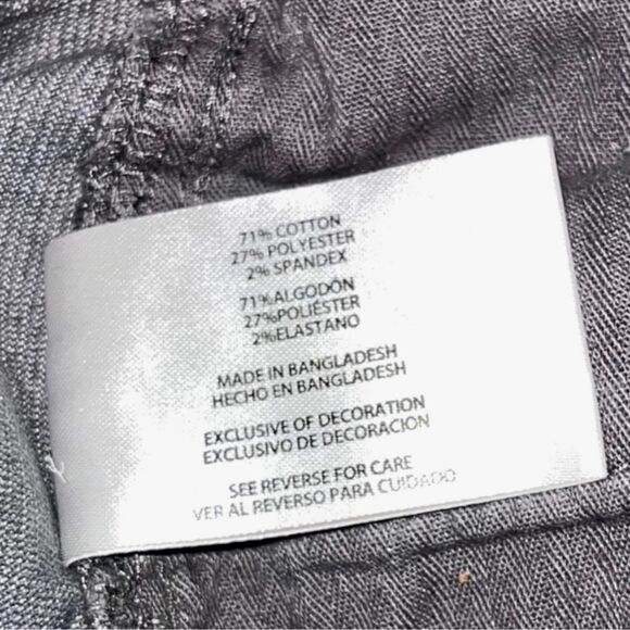 GAP Shorts Gray Corduroy Cut Offs Frayed Raw Hem Casual Vacation Summer Size 6 - Picture 11 of 16